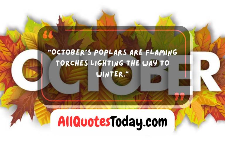 Happy October Quotes Happy October Quotes