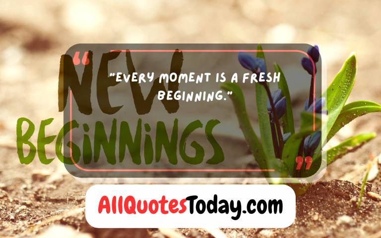 Inspiring New Beginnings Quotes for a Fresh Start