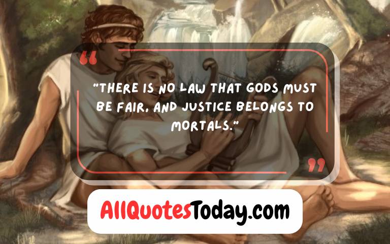Emotional Song of Achilles Quotes on Love & Fate