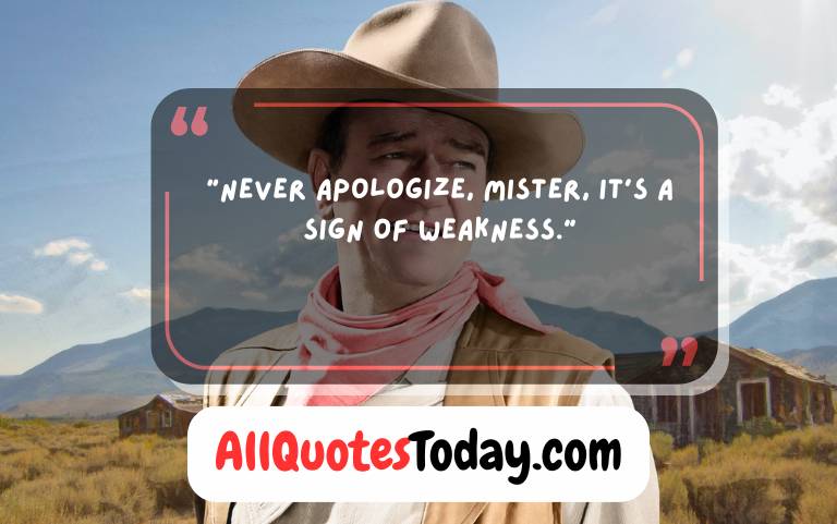 Famous John Wayne Quotes
