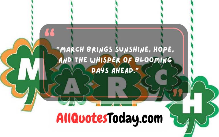 Hello March Quotes Hello March Quotes