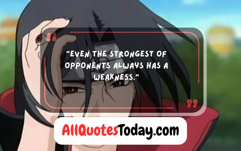 Itachi Quotes Full of Wisdom Pain and Power