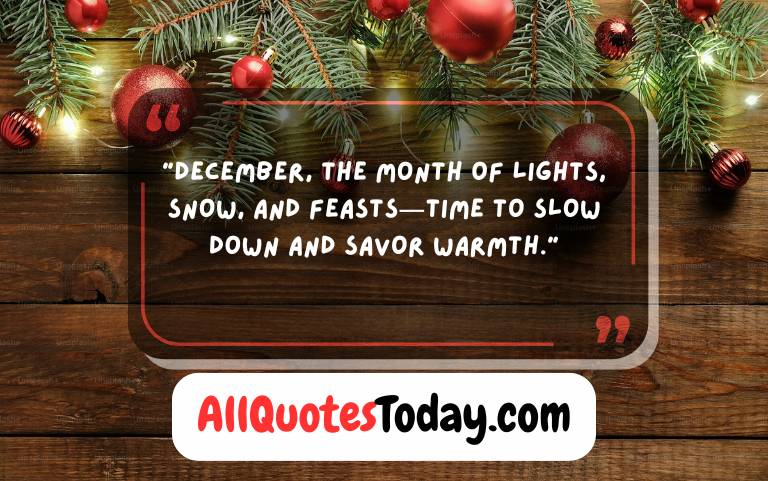 Magical December Quotes to End the Year Right