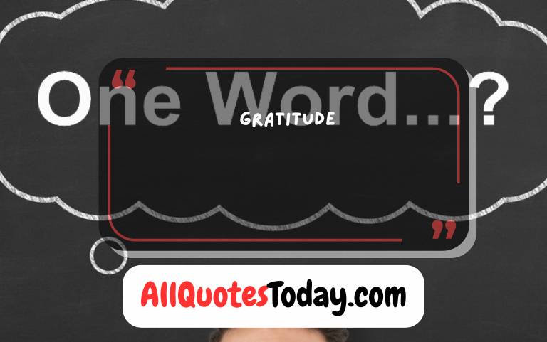 One Word Quotes