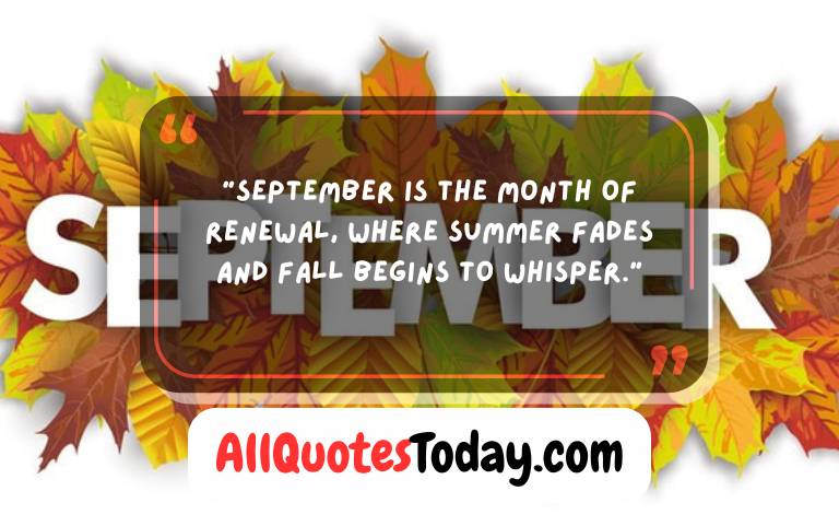 September Quotes September Quotes