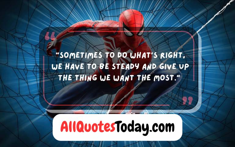 SpiderMan Quotes About Power Hope & Responsibility