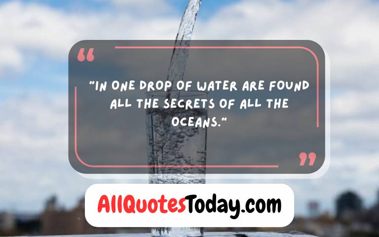 Water Quotes Water Quotes
