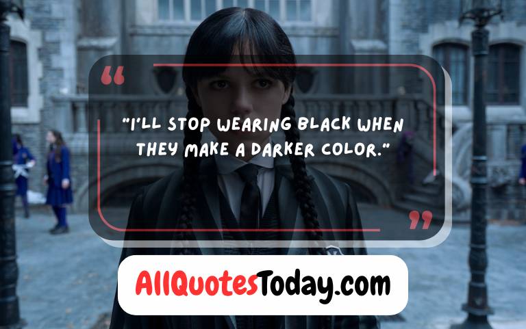 Wednesday Addams Quotes Wednesday Addams Quotes